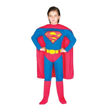 Imagem de Fantasia Super Homem Infantil Peitoral -  Luxo G