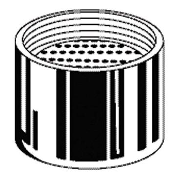 Imagem de Moen 52613 Aerador de fluxo laminar comercial, cromado