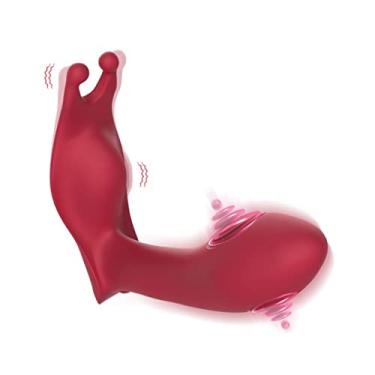 Imagem de Vibrador de Controle Remoto Sem Fio Estimulador Ponto G e Clitóris 9 Velocidades Sexuais Zatla