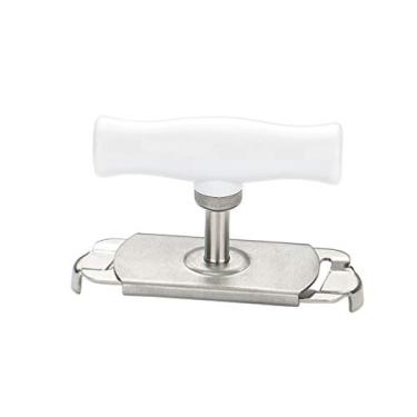 Imagem de Abridor de latas de vidro para abridor de latas de aço inoxidável antiderrapante para economizar o trabalho da UPKOCH, removedor de tampas para artrite, idosos, utensílios de cozinha