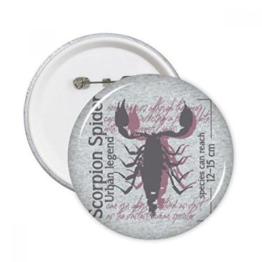 Imagem de Discover World Lagosta Marine Organismo Broche Redondo Decoração de Roupas 5 peças Presente