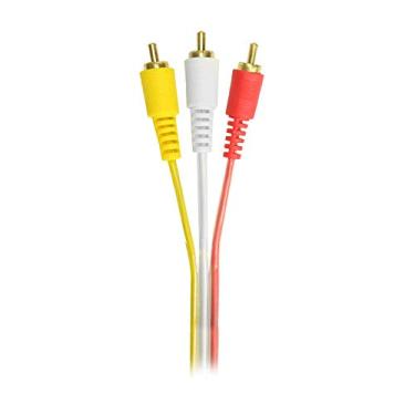 Imagem de Cabo Rca Cristal - 3 + 3 Rca - 1.8M - Gold Transparente