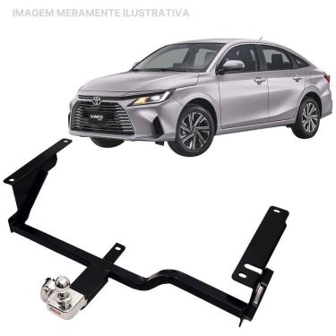 Imagem de Engate Reboque Rabicho Fixo Yaris Sedan 2018 a 2023  450Kg