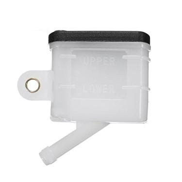 Imagem de SYUU Tanque universal de cilindro mestre de freio traseiro para motocicleta copo de óleo reservatório de garrafa de fluido