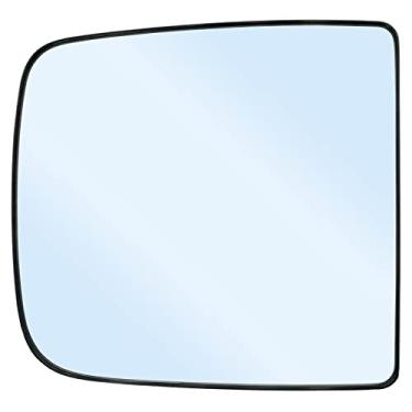 Imagem de Espelho de vidro de substituição do lado do passageiro para Dodge Ram 2009-2020 1500 2500 3500 4500 5500 espelhos de reboque - vidro retrovisor convexo aquecido com passagem direita com suporte traseiro, substitui 68067726AA