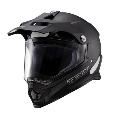 Imagem de Capacete Cross Carcara Solido Preto 62 (1764462) - Texx