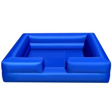 Imagem de WARSUN Foam Ball Pit- Blue Ball Pit 10x10Ft with Built-in Fan Ball Pit Inflatable for for Hours of Fun Activity