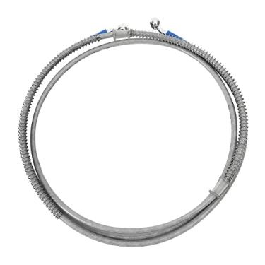 Imagem de AICEL Tubulação de linha de mangueira de freio hidráulico trançado, mangueira de óleo universal de 120 cm com extremidades de 10 mm (M10), tubo de linha de mangueira de óleo de freio hidráulico para motocicleta, quadriciclo, bicicleta suja, kart, acessórios de carro