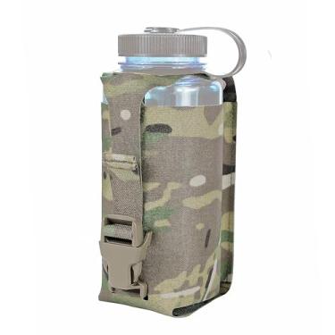 Imagem de Suporte para garrafa de água Molle, bolsa tática para garrafa de água JX Tacfancier para cinto, mochila de peito, bolsa de cantina para 946 ml Nalgene