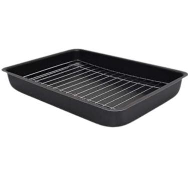 Imagem de Forma Assadeira Antiaderente Com Grelha 5,3 Lts 41x30x5,5 Cm - Docesar
