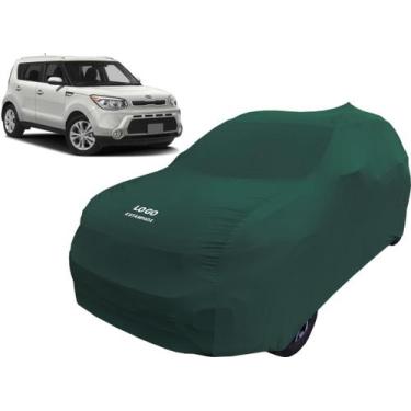 Imagem de Capa Cobrir Carro Tecido Helanca Macio Kia Soul - Mz, Verde
