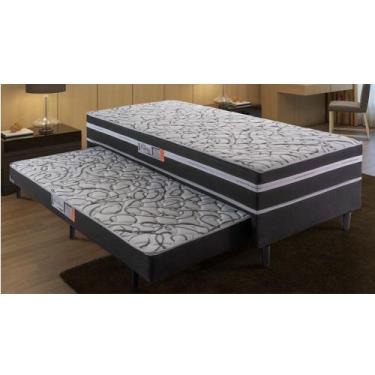 Imagem de Conjugado Box Hellen Aspen 0,88X188X0,41 Com Auxiliar - Hellen Colchoe