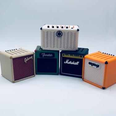Imagem de Porta 5 Palhetas Miniatura de Amplificador Marshall Fender Orange Yama