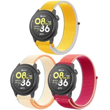 Imagem de Harikiri Pulseiras de nylon de 20 mm, 22 mm, compatíveis com Coros PACE 3/APEX 2 Pro/PACE 2/APEX 2/APEX 46 mm/APEX 42 mm, para homens e mulheres, 20MM, Amazonita