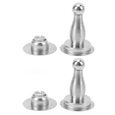 Imagem de Porta do RV Solder, Rolha de Porta Magnética de Aço Inoxidável, Trava de Captura de Porta de Trailer de Perto para o Motorhome, Trailers de Viagem, Instalação de Fita Dupla Face