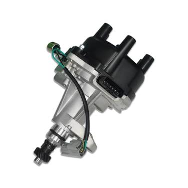 Imagem de Aflle Racing Distribuidor de ignição com tampa preta e rotor para Nissan Infiniti QX4 Mercury Villager 3.3L V6 1996-2004 (OE: 22100-1W601, DST58600)
