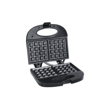 Imagem de Mini Sanduicheira De Waffle Pequena 110/220 Volt Duas Chapas - A5, 220