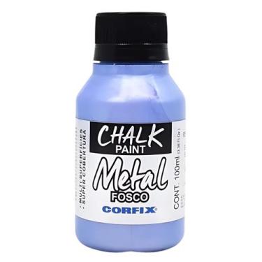 Imagem de Tinta Chalk Paint Metálica Fosca Corfix 100ml - 23111, 637 - SILVER BL