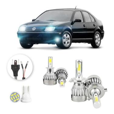 Imagem de Kit Lampadas Led Volkswagen Bora 2000 A 2007 H4 H3 20000lm - V10, Bran