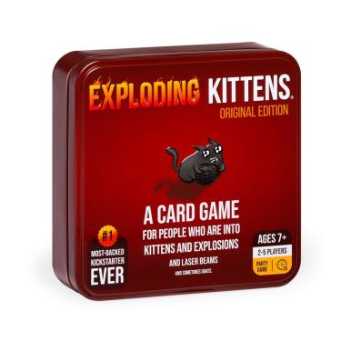 Imagem de Jogo de cartas Exploding Kittens Original Edition para 2 a 5 jogadores