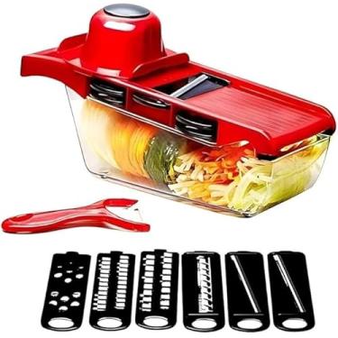 Imagem de Mandoline Fatiador De Legumes Ralador Aço Inoxidável