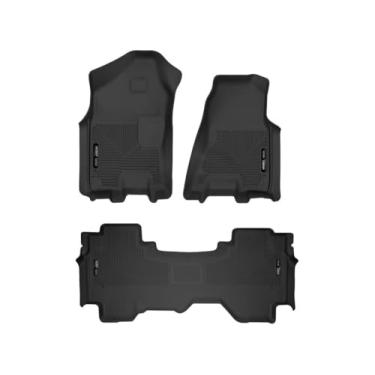 Imagem de Husky Liners - 53698 - Serve para Ram 1500 Quad Cab X-act 2019-21 Contour frontal e forros de piso do 2º assento