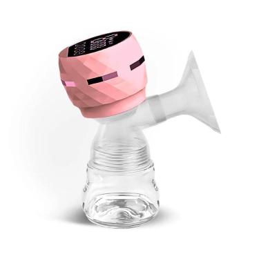 Imagem de Extrator Tira Leite Elétrico Portátil Amamentação Sugador - Rosa