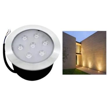 Imagem de Embutido Solo 7w Balizador Led Blindado Ip67 Inox Spot Chão Piso - May
