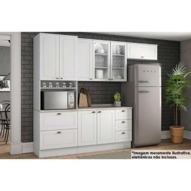 Imagem de Cozinha Modulada Henn Americana 5 Peças (2Aéreos+1Paneleiro+1Balcão+1C