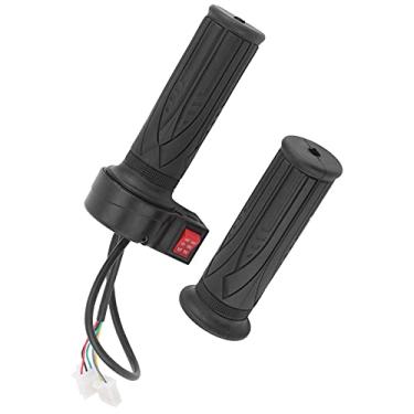 Imagem de ZJchao Grip de Acelerador de Bicicleta Elétrica Grudido de 3 Velocidades para Bikes E-Bikes Anti-deslizamento Projeto de Borracha Durável Com 3 Engrenagens Controle para Bicicelas