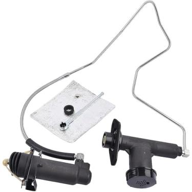Imagem de BestParts Kit de linha de montagem de cilindro mestre e escravo da embreagem compatível com Ford F-250 1992-1997, Ford F-350, Ford F-Super Duty, 1993-1997 Ford F-59 Commercial Stripped Chassis