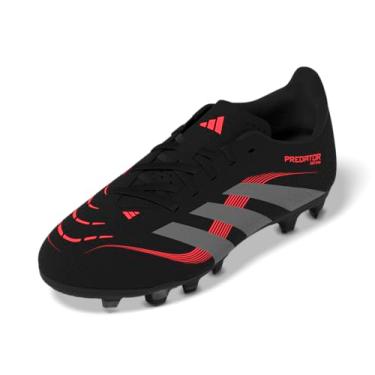 Imagem de adidas Chuteiras Originals Kids Club Predator Firm Ground Multi Ground, Preto/cinza/vermelho lúcido, 15