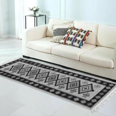Imagem de 2 Tapete Kilim Passadeira Algodão Lux Dupla Face Kcz2 60x180