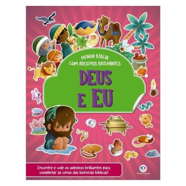 Imagem de Deus E Eu - Bíblia Com Adesivos Brilhantes