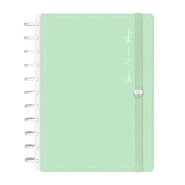 Imagem de Caderno De Disco Iscool Inteligente 140 Folhas Personalizado Solid Colors Verde Menta G+