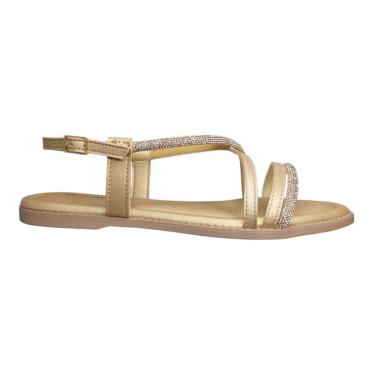 Imagem de Sandália Feminina Rasteira Piccadilly Strass 508079