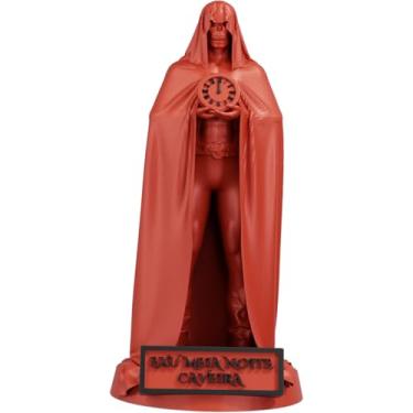 Imagem de Estátua Exu Meia Noite Caveira Candomblé Umbanda (Cor Sanguis Obscurus)