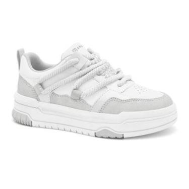 Imagem de Tênis Feminino Ramarim Chunky  Cadarço  Corda Estilizado Confortável-Feminino