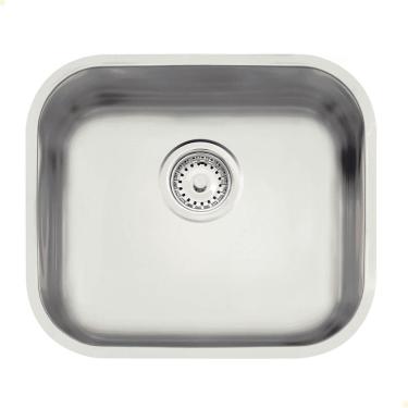 Imagem de Cuba Tramontina Lavínia 40 BL Prime em Aço Inox Acetinado 40X34 cm com Válvula 94020107