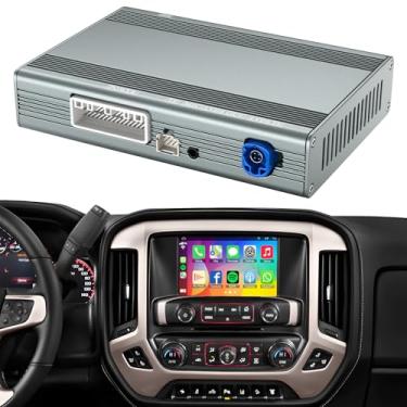Imagem de Caixa decodificadora de adaptador automotivo sem fio Carplay Android para Cadillac, Buick, Chevrolet, GMC 2014-2020, kit de retrofit Carplay, compatível com Mirrorlink, câmera reversa