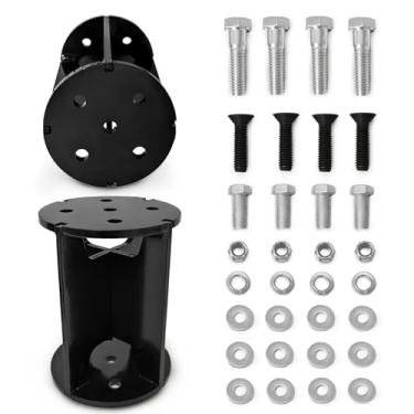 Imagem de MILLISEC Kit de espaçadores universais de mola pneumática de 15 cm compatível com Firestone, Airlift e outras marcas, kits de suspensão substitui #52460 TR200060AS, Firestone 2375