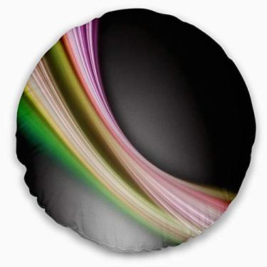 Imagem de Sala de estar Redonda, Sofá, Almofada de alta qualidade + Capa de almofada impressa nos dois lados 40,64 cm da Designart