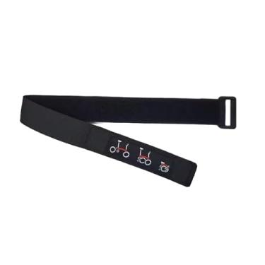 Imagem de Qraatosi Correia Estabilizadora para Carrinho, Compacta E Portátil, com Rodas, Ideal para Guarda-sóis de Jardim E Pranchas de Snowboard, Preto