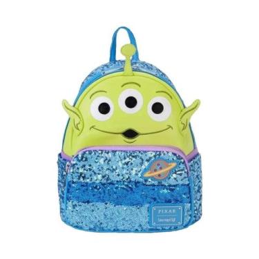 Imagem de Conjunto de mini mochila e carteira de lantejoulas Alien Toy Story - B