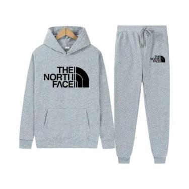 Imagem de Conjunto De Moletom Unissex Para Outono E Inverno Com Capuz E Calças M