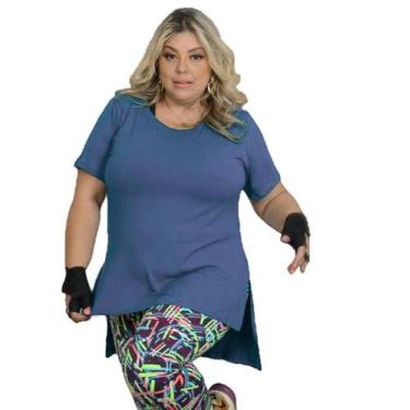 Imagem de Camiseta Plus Size Tapa Bumbum Academia Esporte PINA, G2, Cinza
