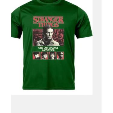 Imagem de Camiseta Stanger Things Nova 100% Algodão Unissex - kyros, Verde, P