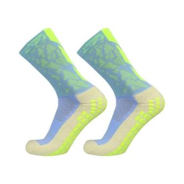 Imagem de Meias De Futebol Antiderrapantes Com Grip De Silicone - NONE, Céu azul