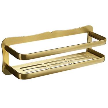 Imagem de Prateleiras flutuantes Suporte de parede funcional, prateleiras multifuncionais de banheiro, rack de armazenamento de cosméticos estilo escandinavo, decoração de parede simples, rolamento de carga 6