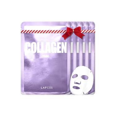 Imagem de LAPCOS Collagen Sheet Mask, Firming Daily Face Mask with Collagen Peptides for Wrinkles & Dark Spots, Korean Beauty Favorite, 5-Pack